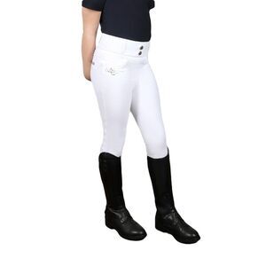 Coldstream Girls Next Generation Ledmore Horse Riding Tights / White